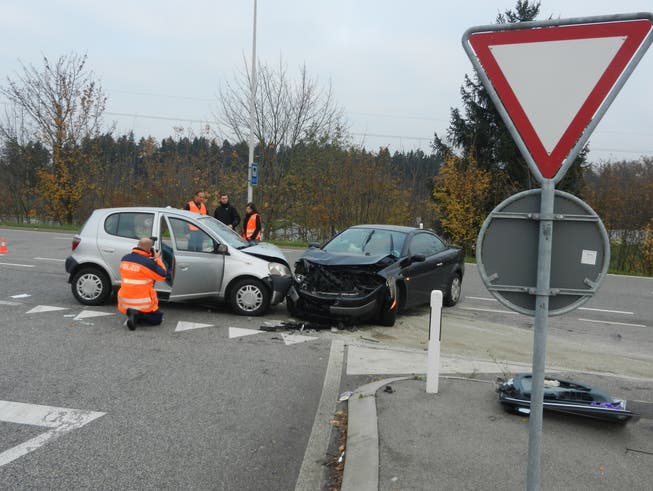 In Gerlafingen kam es im November zu einem Unfall: Hier missachtete einer der Autofahrer das Vortrittsrecht des anderen.