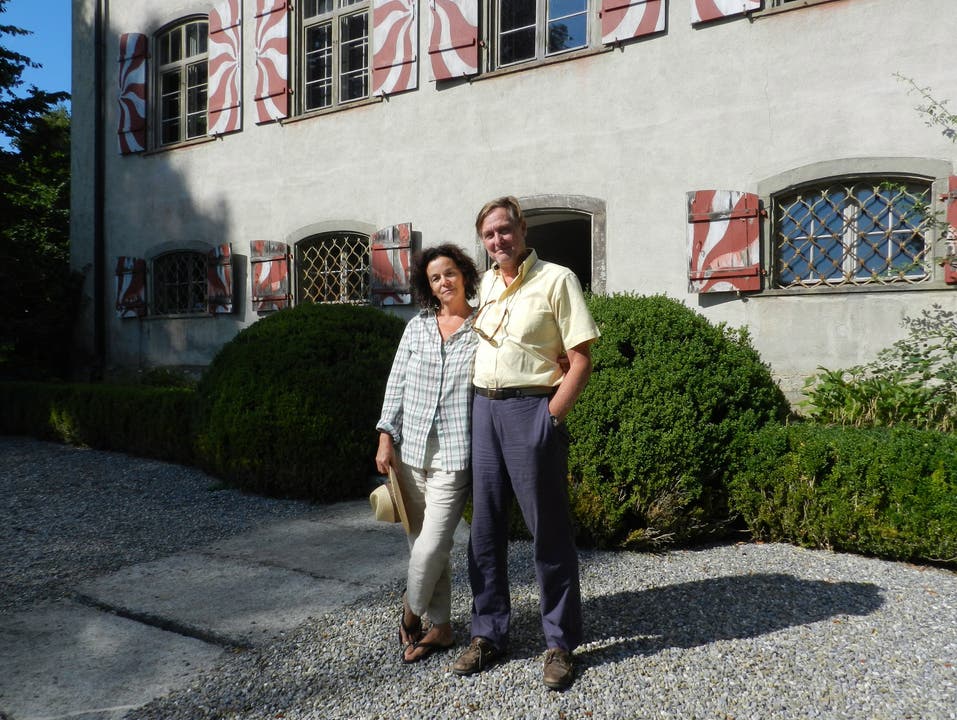 Nicola Borsinger, Besitzer vom Schloss Horben, mit seiner Gattin