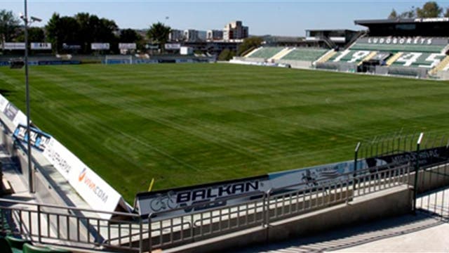 Das Stadion von Ludogorez Rasgrad
