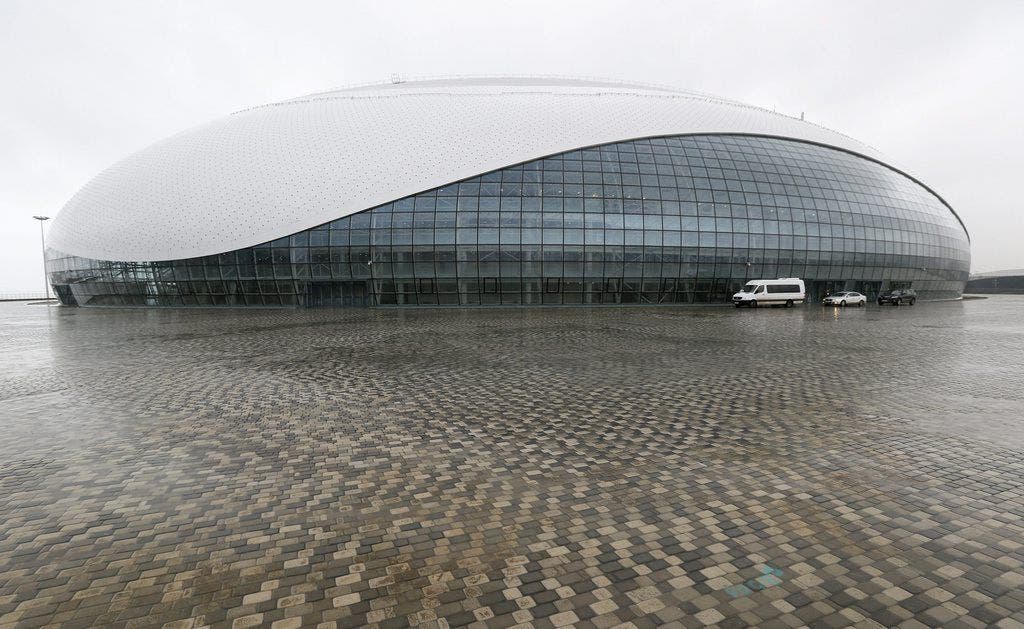 Fertig gebaut: Der «Bolshoy Ice Dome» im Olympia-Park in Sotschi.