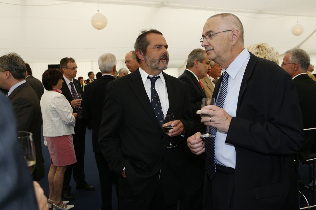 2007 mit dem damaligen Bellacher Gemeindepräsident Ernst Walter