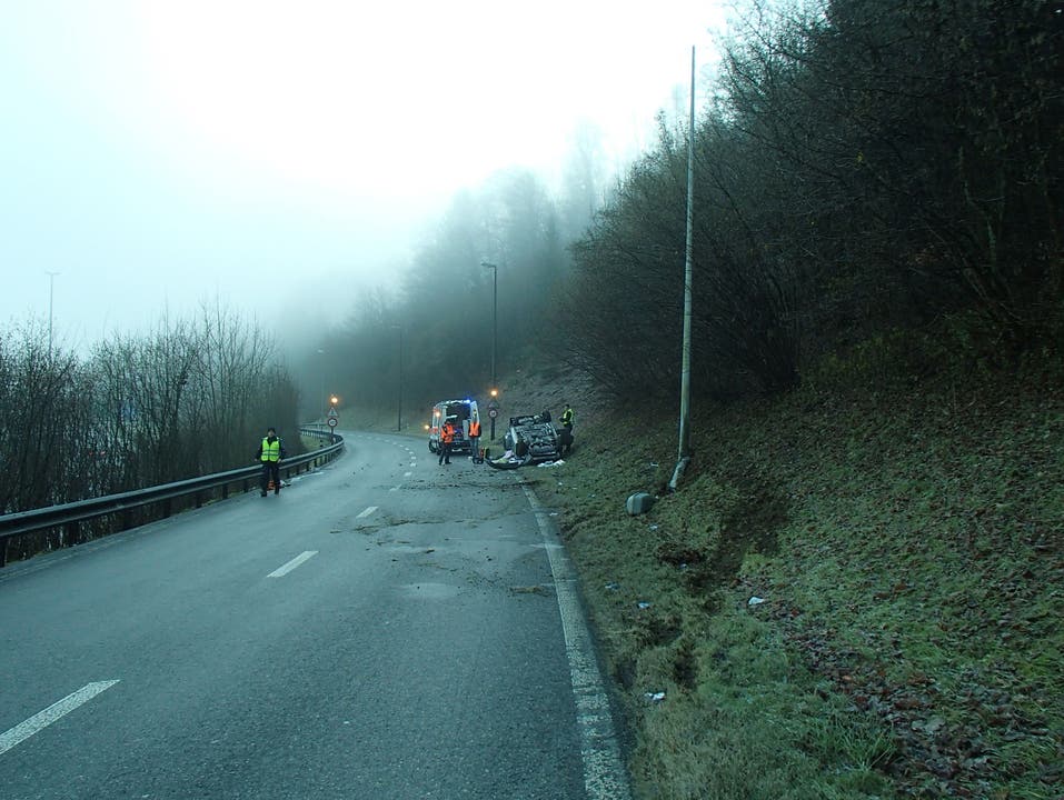 Kurz nach 8 Uhr kam es auch beim A1-Anschluss Neuenhof zum Verkehrsunfall.