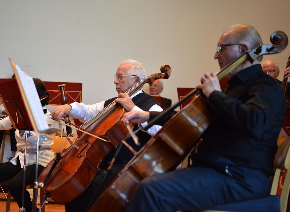 Das Senioren-Orchester der Region Baden lud zur Geburtstags-Matinée ins Schulhaus Margeläcker