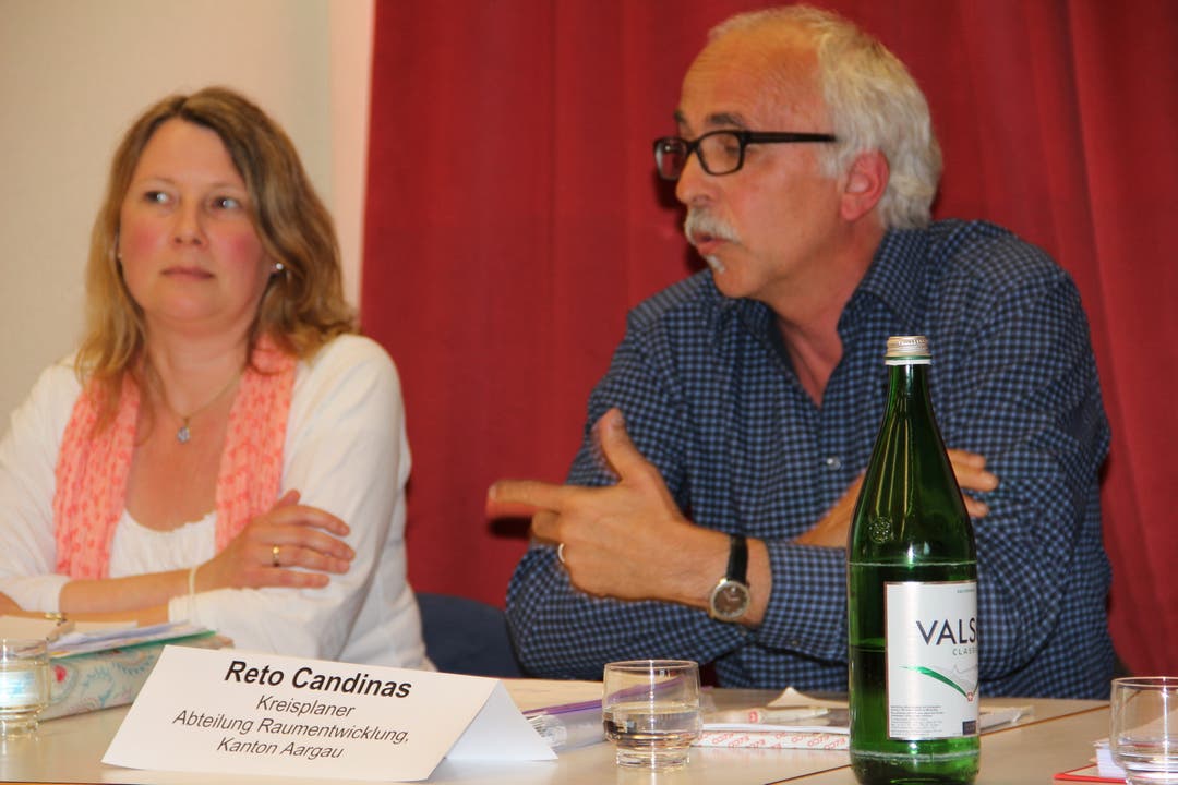 Die beiden Referenten Claudia Schwarzmaier und Reto Candinas