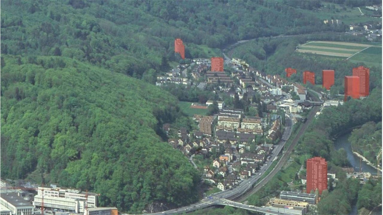 Hochhaus-Perimeter für Baden