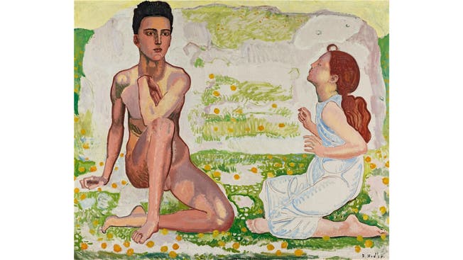 Ferdinand Hodlers «Der Frühling» ist mit einem Schätzpreis von 4 bis 6 Millionen Franken ein Spitzenlos bei Koller.