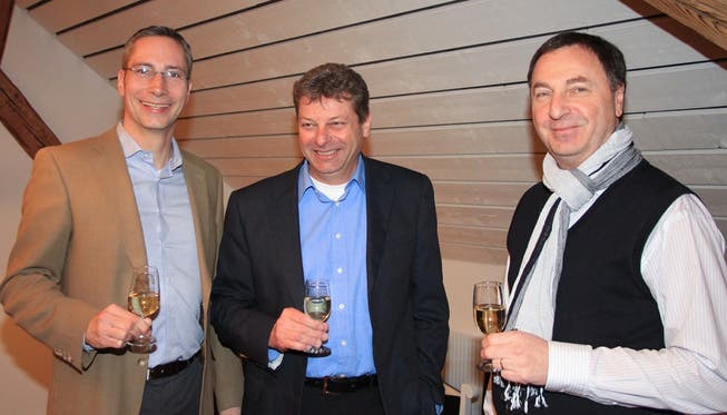 Von links: Stefan Nieland, Thomas Reber und Beni Strasser. wpo