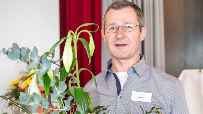 Neues Ehrenmitglied des Nordostschweizer Schwingerverbandes: Godi Suter (Neuenhof), ehemaliger Präsident des Schwingklubs Glatt- und Limmattal.