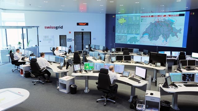 Strom-Leitzentrale der heutigen Netzbetreiberin Swissgrid in Laufenburg. Das Gebäude gehört noch der Axpo.