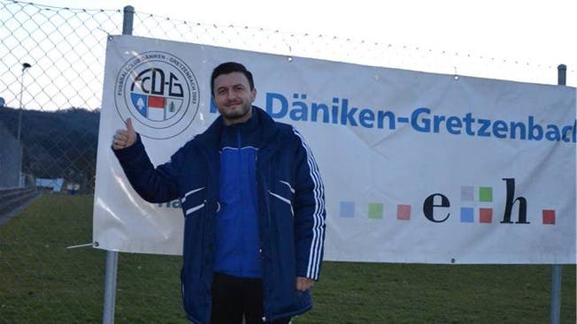 Milos Lazarevic kommt heute in Oensingen zu seinem Debüt an der Seitenlinie der 1. Mannschaft des FCDG.