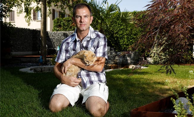 Sascha Bertolotti hing sehr an seiner Katze Roxy. Sie wurde 18 Jahre alt. Ein Mikrochip half schon zweimal beim Auffinden des Besitzers.