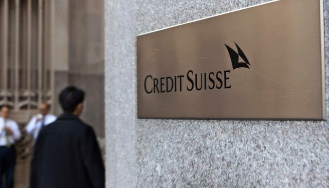 Eine Filiale der Credit Suisse in den USA
