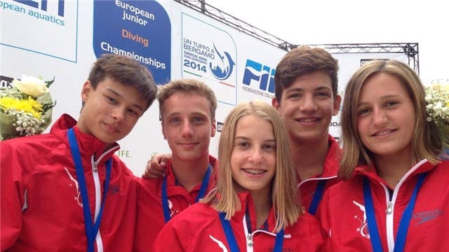 Die erfolgreiche Schweizer Delegation an der Junioren EM.