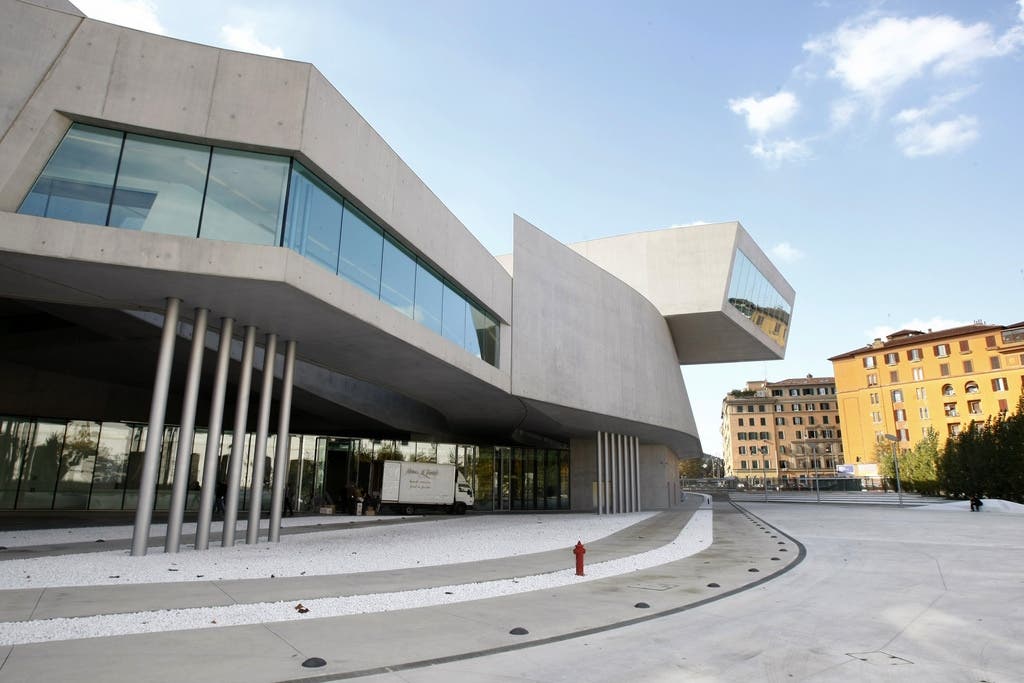 Das Museum für zeitgenössische Kunst in Rom von Zaha Hadid.