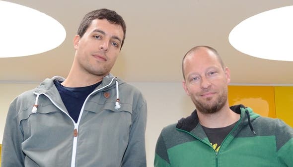 Auf der Suche nach der «Voice of Wohlen»: Jazzmusiker und Musiklehrer Alex Huber und Oberstufenlehrer Dennis Andermatt (von links).