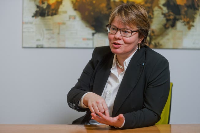 Marianne Wildi, CEO der Hypothekarbank Lenzburg.