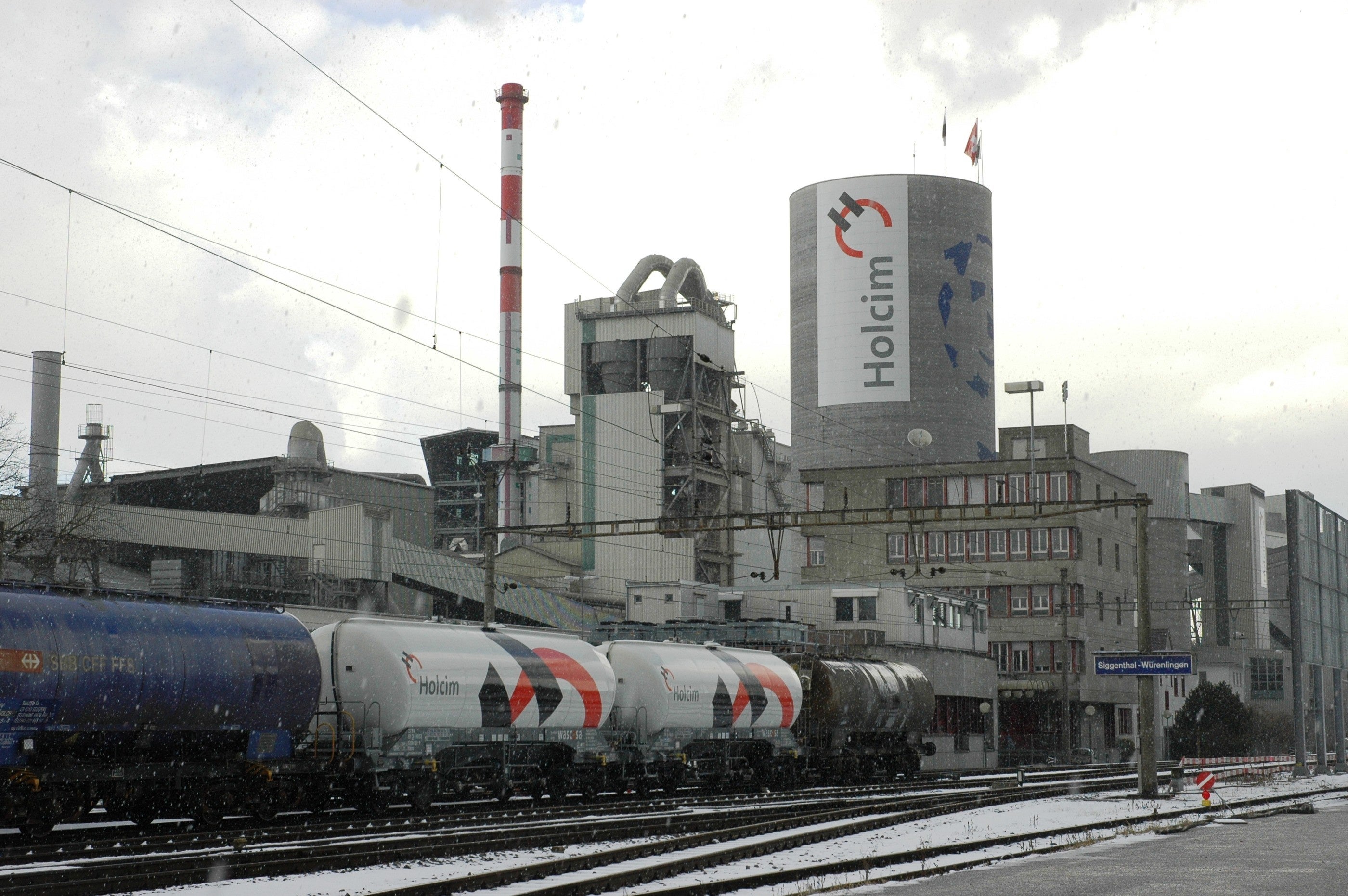 Bildstrecke - Holcim-Zementwerk In Siggenthal