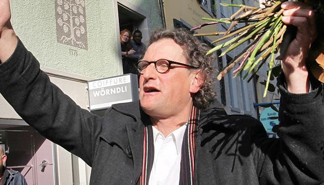 Geri Müller nach seinem Wahlsieg in Baden
