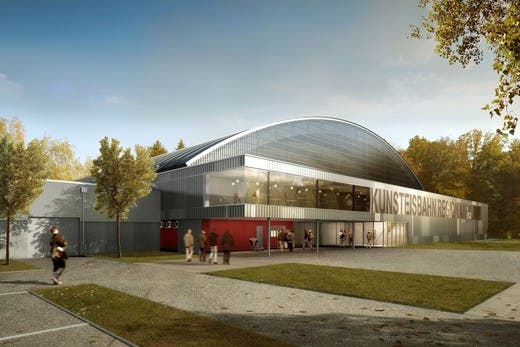 Die Kunsteisbahn Aarau wird nun ein Jahr später fertiggestellt als geplant