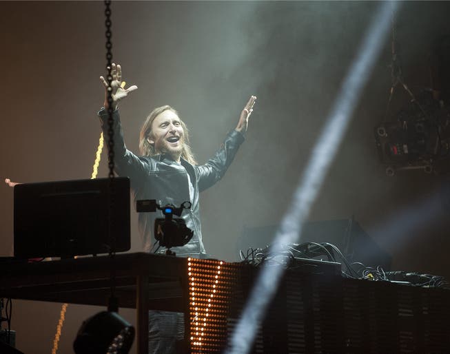 Der französische House-DJ David Guetta ist unbestrittener Hauptact am dreitägigen «Isle of Dreams»-Festival auf dem St. Jakobareal. Keystone