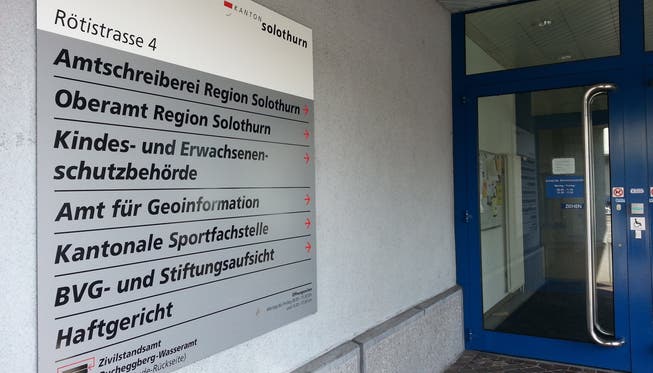 Hier ist die Solothurner BVG- und Stiftungsaufsicht zuhause. Die beiden Mitarbeiter der Aufsichtsbehörde sollen nach Aarau zur aargauischen BVSA wechseln.