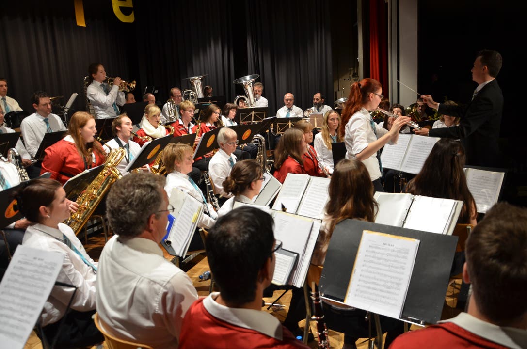 Konzert der MG Schinznach-Dorf und des Jugendspiels Schenkenbergtertal in Oberflachs