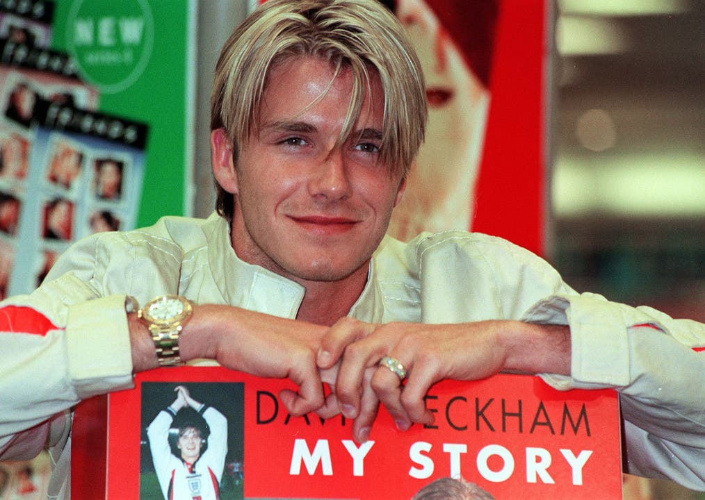 Das Jungtalent Beckham 1998 bei Manchester United