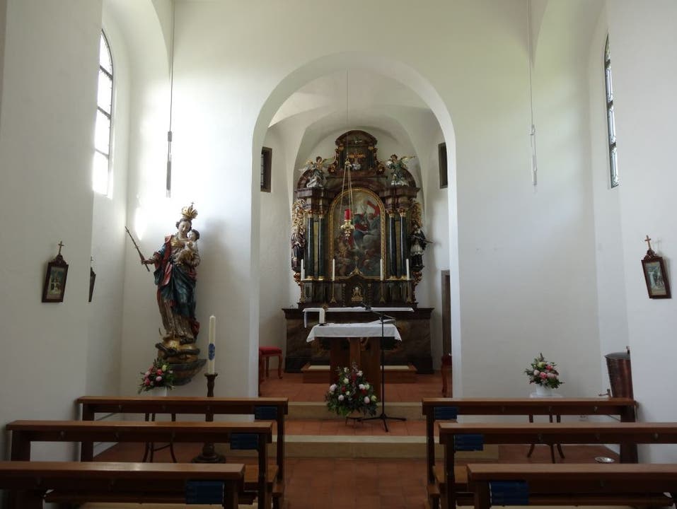 Blick in die renovierte Ursula-Kapelle in Münchwilen
