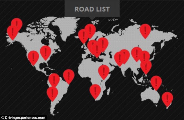 Die interaktive Karte zeigt die 22 gefährlichsten Strassen der Welt.