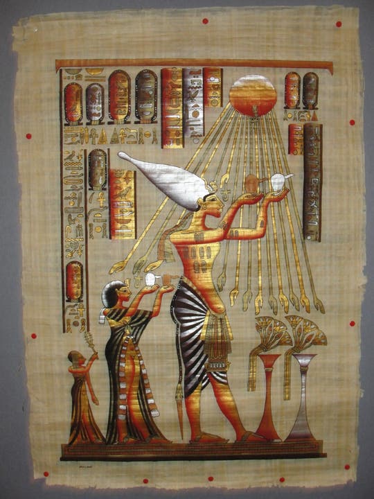 Papyrus Kunst aus Ägypten