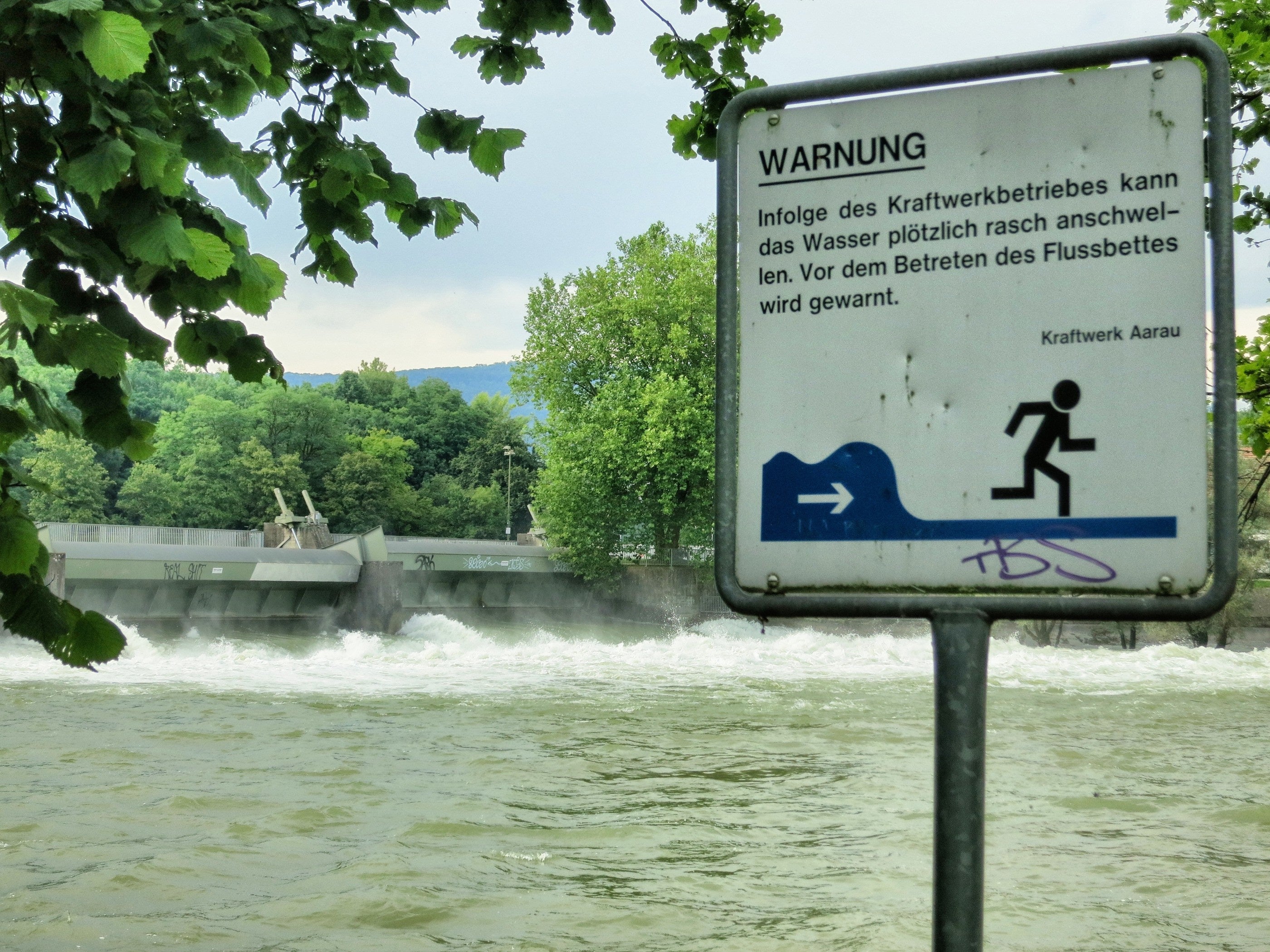 Bildstrecke - Aare-Hochwasser In Aarau