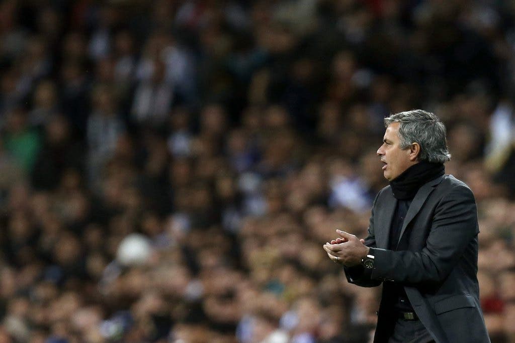 Jose Mourinho feuert sein Team an