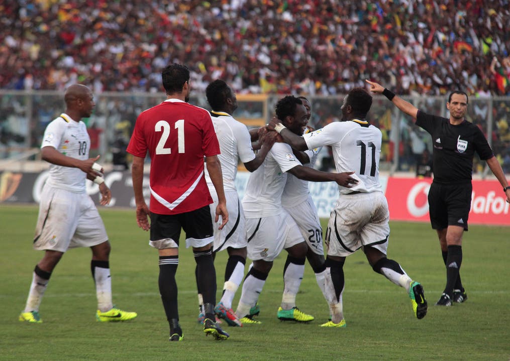 Die Nationalmannschaft von Ghana fährt als eines der wenigen Teams aus Afrika regelmässig an die WM.