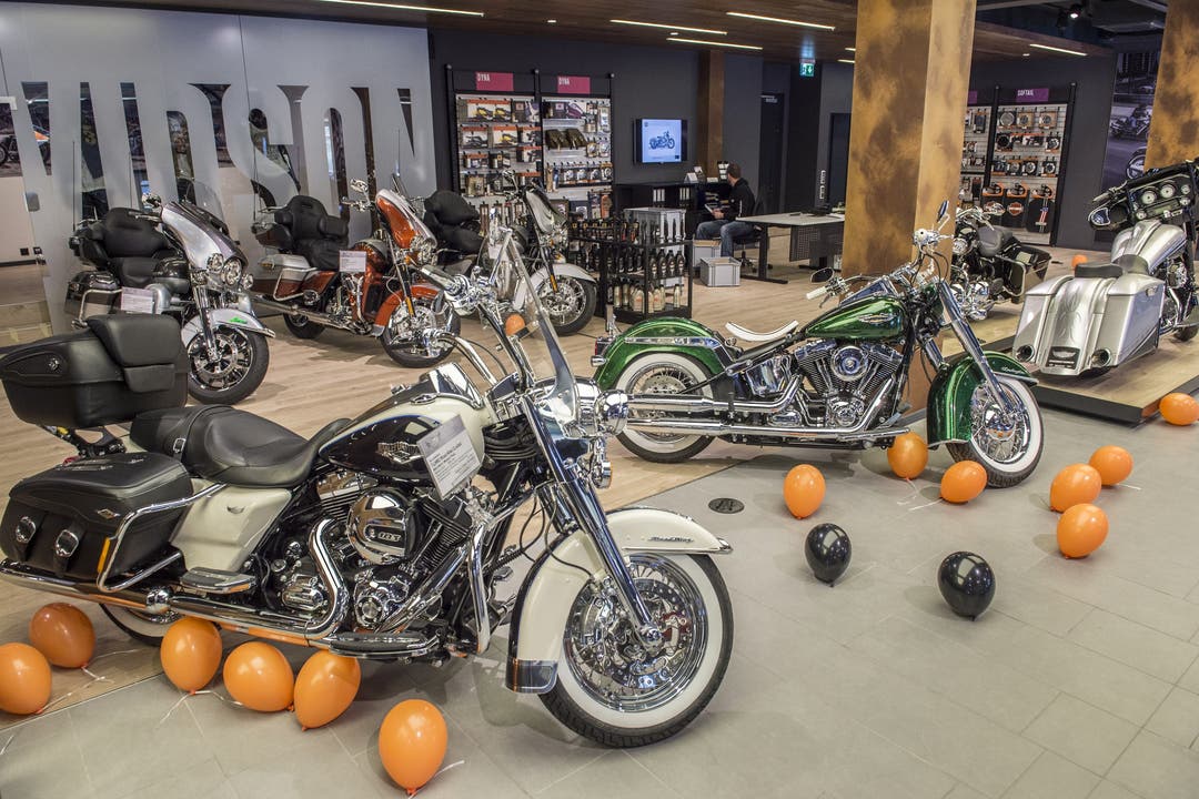 Das Kernstück des Harley Centers bleiben nach wie vor die Motorräder.