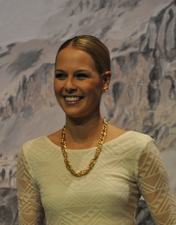 Ex-Miss-Schweiz Linda Fäh moderierte den Anlass.