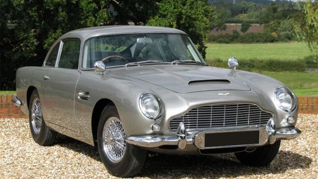 James-Bond-Darsteller Sean Connery fuhr diesen Aston Martin DB5 in «Goldfinger».