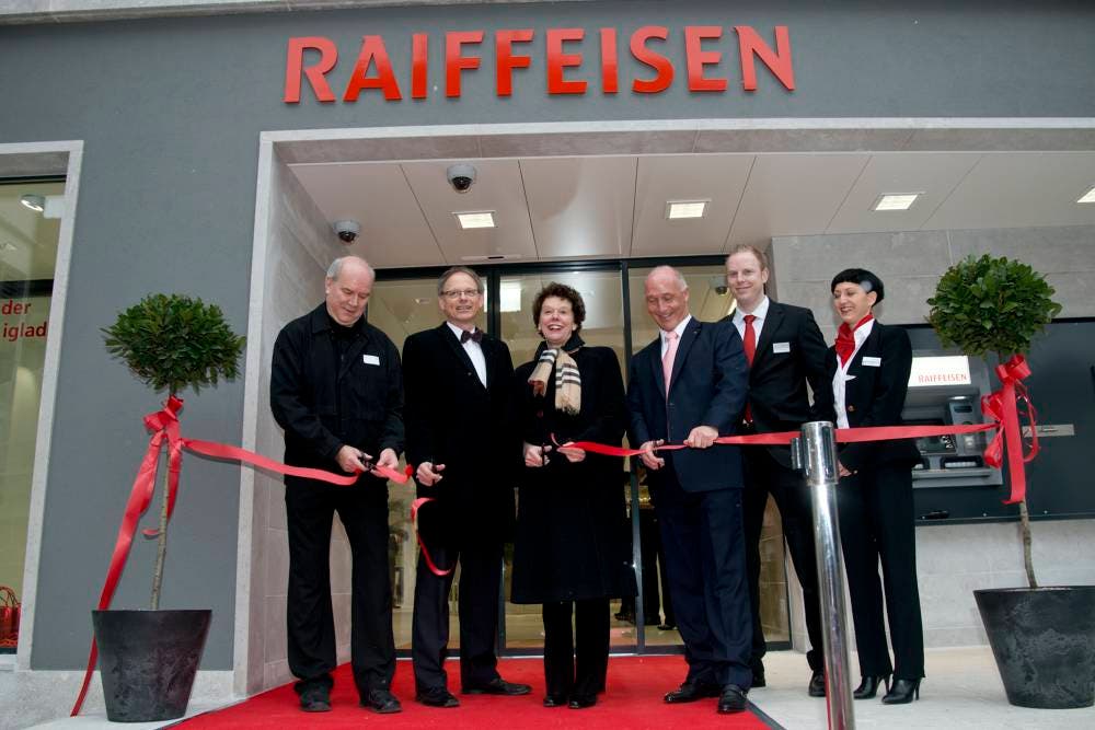 Eröffnung der Raiffeisenbank in Solothurn