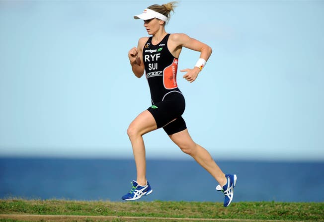Daniela Ryf hat den Spass am Triathlon wieder entdeckt: Mit den richtigen Fortschritten liegt vielleicht sogar eine dritte Olympia-Teilnahme drin. Keystone