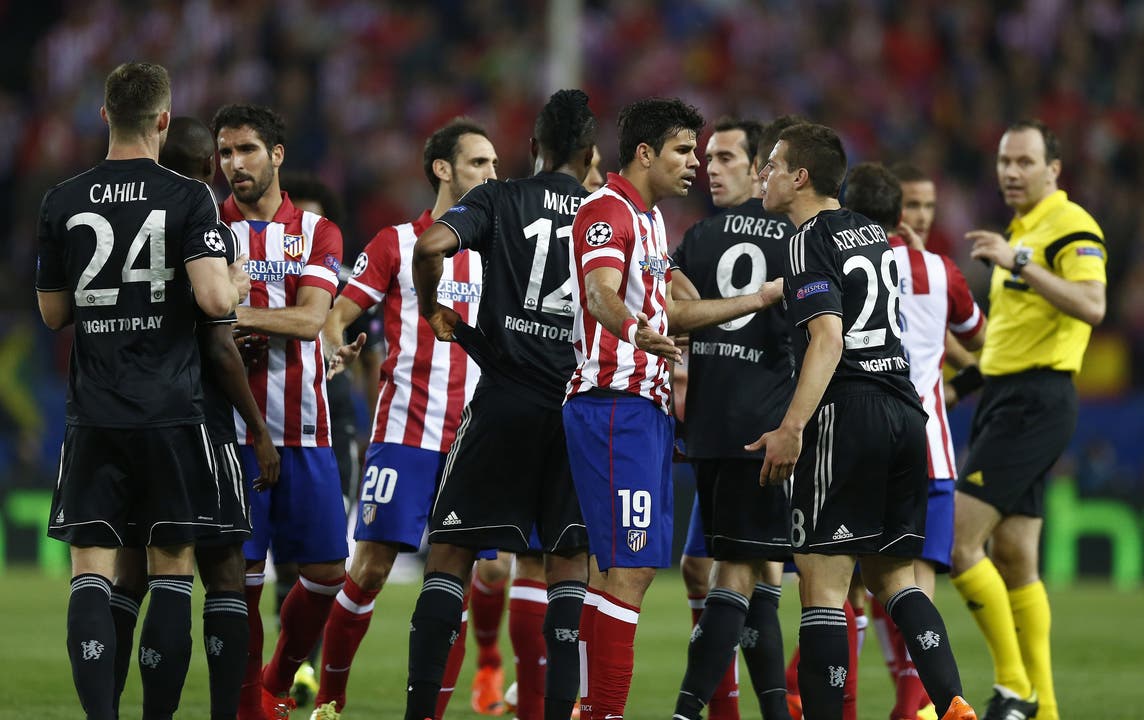 Champions League: Halbfinal-Hinspiel zwischen Atletico Madrid und Chelsea endet 0:0.