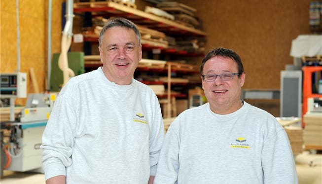 Paul Vock (links) übernimmt die Beteiligung von Christian Möhl an der Firma Klaus + Vogel Innenausbau AG.