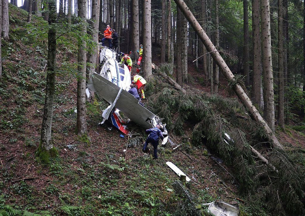 Bildstrecke - Flugzeugabsturz Im Kanton Obwalden