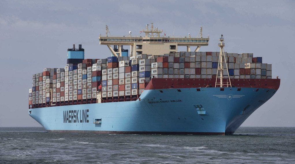 Das grlsste Containerschiff der Welt