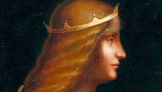 Das Porträt der Adligen Isabella D'Este.
