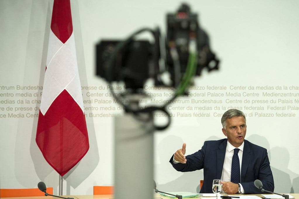 Didier Burkhalter im Fokus: Der Bundesrat spricht über die Europa-Politik