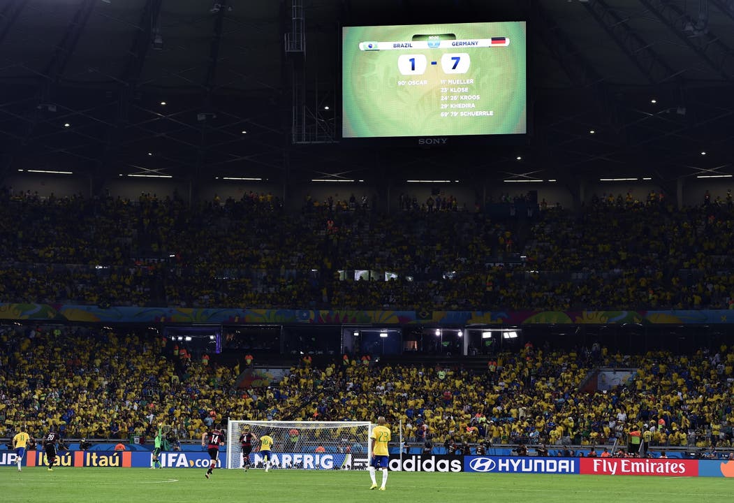 1:7 - Deutschland überfährt Brasilien