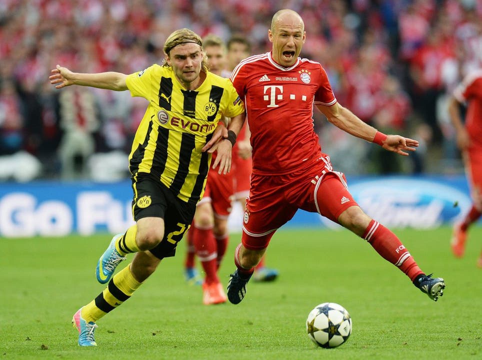 Matchwinner Arjen Robben gegen Dortmunds Marcel Schmelzer