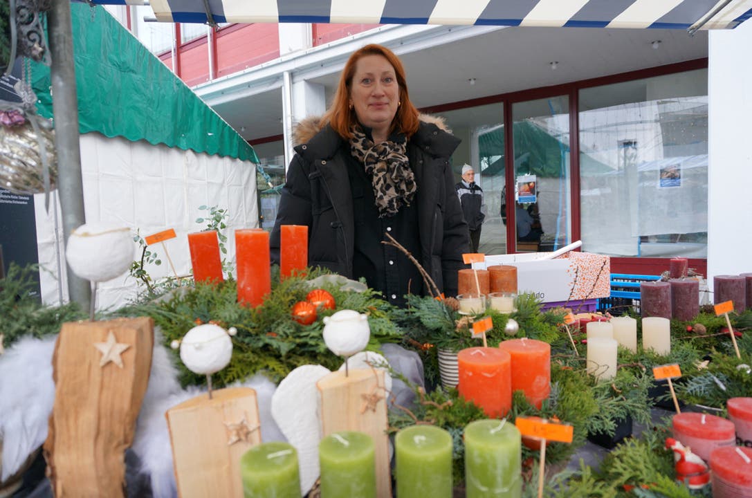 Die Geroldwilerin Marlies Piatti ist schon seit 24 Jahren dabei am Weihnachtsmarkt