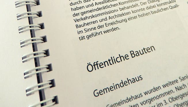 Eine Art Jahrbuch: Geschäftsbericht der Gemeinde Wohlen.