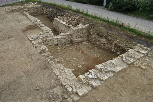Die Überreste der römischen Villa an der Sälistrasse in Olten.