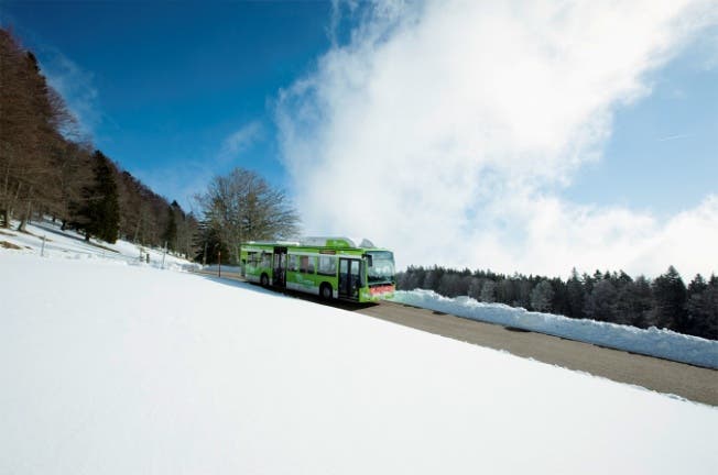Der Schneebus fährt nur, wenn der Skilift in Betrieb ist. (Archiv)